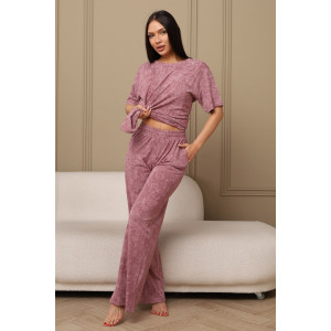 Костюм двойка женский 724 кулирка (последний размер) сухая роза-варенка 52 Костюм двойка женский 724 кулирка (последний размер) сухая роза-варенка 52