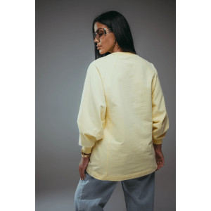 Свитшот женский "Символ" футер 2-х нитка пенье фирча (последний размер) желтый 50-52 Свитшот женский "Символ" футер 2-х нитка пенье фирча (последний размер) желтый 50-52