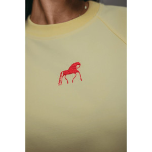 Свитшот женский "Символ" футер 2-х нитка пенье фирча (последний размер) желтый 50-52 Свитшот женский "Символ" футер 2-х нитка пенье фирча (последний размер) желтый 50-52