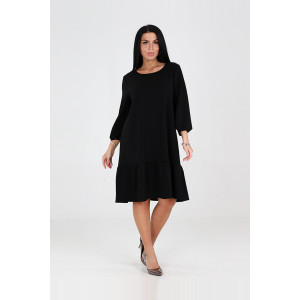 Платье женское 1811 креп (последний размер) черный 52,60 Платье женское 1811 креп (последний размер) черный 52,60