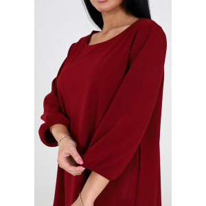 Платье женское 1811/2 креп (последний размер) бордо 58,60 Платье женское 1811/2 креп (последний размер) бордо 58,60