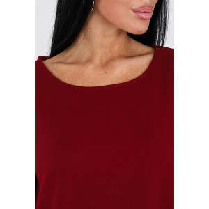 Платье женское 1811/2 креп (последний размер) бордо 58,60 Платье женское 1811/2 креп (последний размер) бордо 58,60