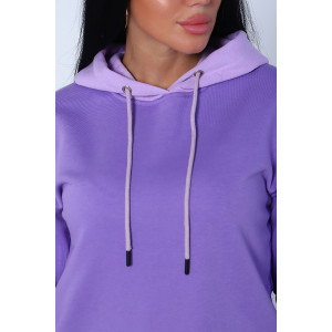 Костюм двойка женский №71088 футер 3-х нитка (последний размер) лиловый 46