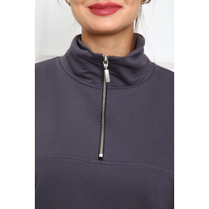 Костюм двойка женский "Ритм" футер (последний размер) серый 48,50