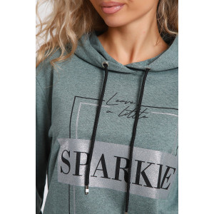 Костюм двойка женский №65080 футер 2-х нитка (последний размер) ментол 62