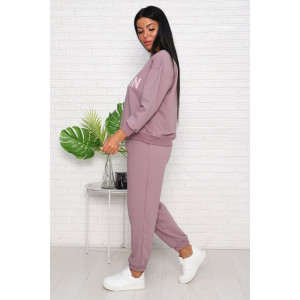 Костюм двойка женский "Старт" трикотаж (последний размер) розовый 58