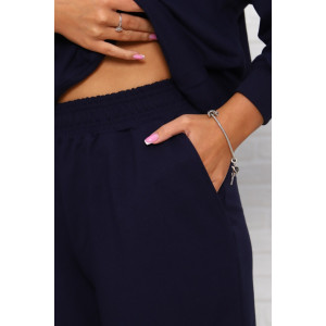 Костюм двойка женский "Старт" трикотаж (последний размер) синий 50