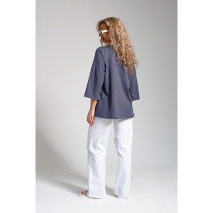 Футболка женская 897 кулирка (последний размер) серый 48