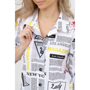 Халат женский 433 кулирка (последний размер) газета 54