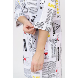 Халат женский 433 кулирка (последний размер) газета 54