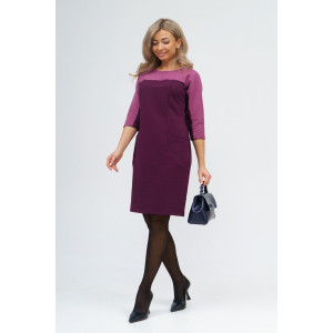 Платье женское 790 футер с лайкрой (последний размер) винный 46,50,58 Платье женское 790 футер с лайкрой (последний размер) винный 46,50,58