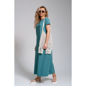 Платье женское 968 кулирка с лайкрой пенье (последний размер) арктика 52,54