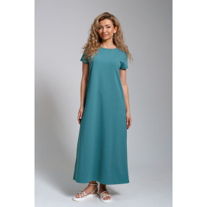 Платье женское 968 кулирка с лайкрой пенье (последний размер) арктика 52,54