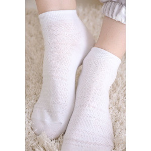 Носки женские "Мережка" белый - упаковка 5 пар Носки женские "Мережка" белый - упаковка 5 пар