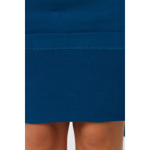 Платье женское П178 футер 2-х нитка пенье (последний размер) петроль 54