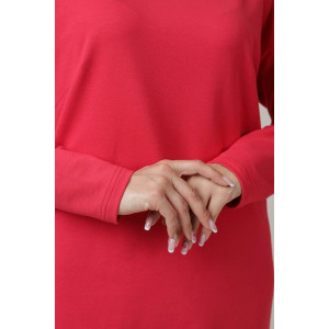 Платье женское П169 футер с лайкрой (последний размер) viva magenta 48,50,52,54,56,58