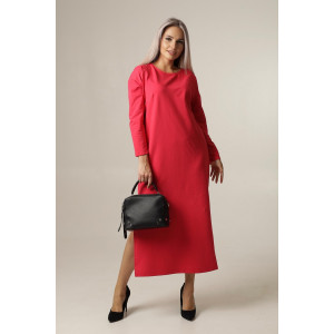 Платье женское П169 футер с лайкрой (последний размер) viva magenta 48,50,52,54,56,58