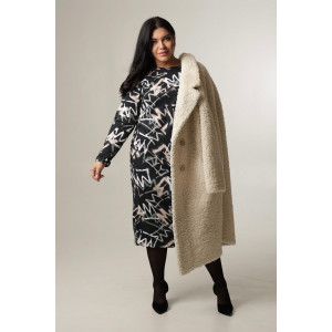 Платье женское П171 футер с лайкрой (последний размер) хаки 58