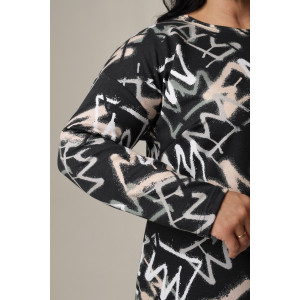 Платье женское П171 футер с лайкрой (последний размер) хаки 58