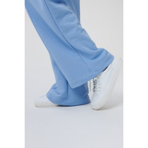 Костюм двойка женский К231 футер 3-х нитка петля (последний размер) голубой 50