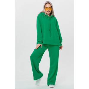 Костюм двойка женский К231 футер 3-х нитка петля (последний размер) светло-зеленый 50