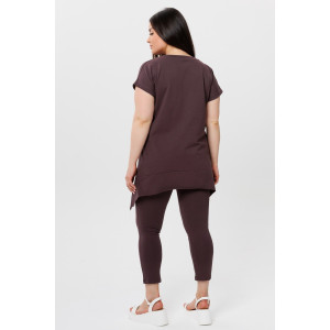 Костюм двойка женский К236 кулирка с лайкрой (последний размер) шоколадный 58,62 Костюм двойка женский К236 кулирка с лайкрой (последний размер) шоколадный 58,62