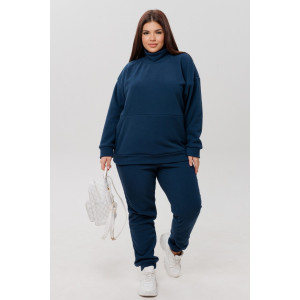 Костюм двойка женский К247 флис (последний размер) темно-синий 62 Костюм двойка женский К247 флис (последний размер) темно-синий 62