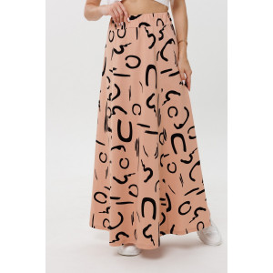 Юбка женская Ю15 (рост 164 см) кулирка (последний размер) персиковый 50