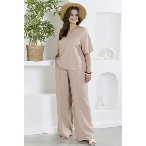 Блузка женская "Камео-4" плательная ткань (р-ры: 48-58) бежевый