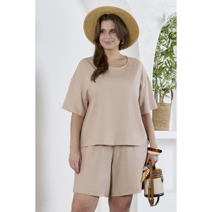 Блузка женская "Камео-4" плательная ткань (р-ры: 48-58) бежевый