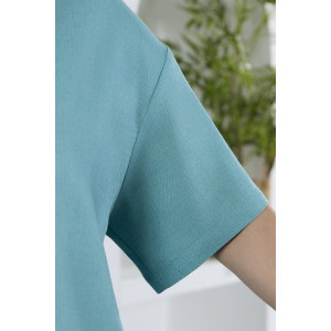 Блузка женская "Камео-4" плательная ткань (р-ры: 48-58) бирюзовый