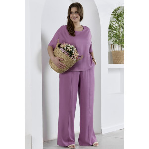 Блузка женская "Камео-4" плательная ткань (р-ры: 48-58) лиловый