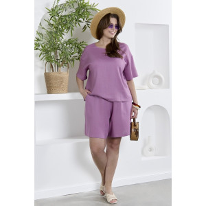 Блузка женская "Камео-4" плательная ткань (р-ры: 48-58) лиловый