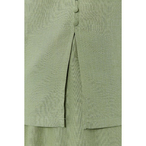 Блузка-топ женская "Камео-6" плательная ткань (р-ры: 48-58) хаки