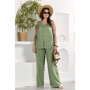 Брюки женские "Камео-2" плательная ткань (р-ры: 48-58) хаки