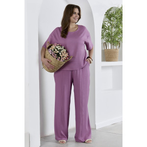 Брюки женские "Камео-2" плательная ткань (р-ры: 48-58) лиловый