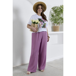 Брюки женские "Камео-2" плательная ткань (р-ры: 48-58) лиловый