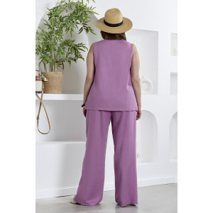 Брюки женские "Камео-2" плательная ткань (р-ры: 48-58) лиловый