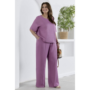 Брюки женские "Камео-2" плательная ткань (р-ры: 48-58) лиловый