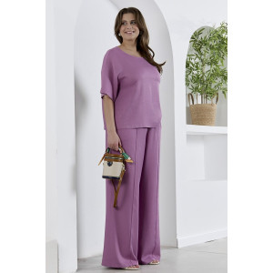 Брюки женские "Камео-2" плательная ткань (р-ры: 48-58) лиловый