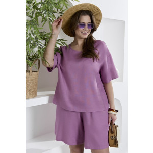 Шорты женские "Камео-3" плательная ткань (р-ры: 48-58) лиловый