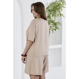 Шорты женские "Камео-3" плательная ткань (р-ры: 48-58) бежевый