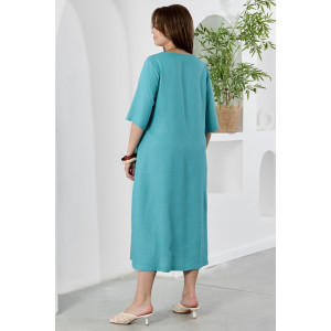 Платье женское "Камео-1" плательная ткань (р-ры: 48-58) бирюзовый