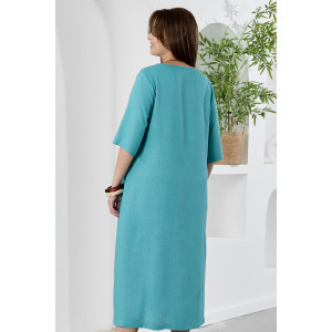 Платье женское "Камео-1" плательная ткань (р-ры: 48-58) бирюзовый