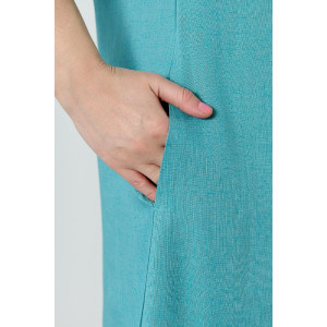 Платье женское "Камео-1" плательная ткань (р-ры: 48-58) бирюзовый