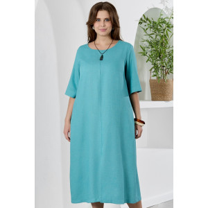 Платье женское "Камео-1" плательная ткань (р-ры: 48-58) бирюзовый