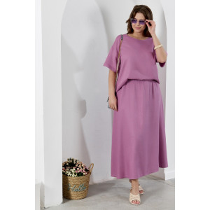 Юбка женская "Камео-5" плательная ткань (р-ры: 48-58) лиловый