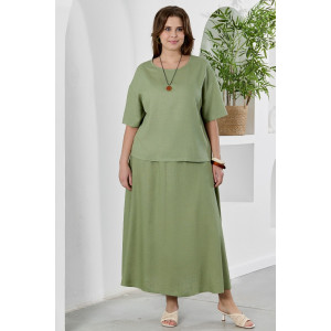 Юбка женская "Камео-5" плательная ткань (р-ры: 48-58) хаки