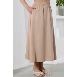 Юбка женская "Камео-5" плательная ткань (р-ры: 48-58) бежевый