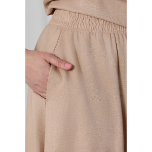 Юбка женская "Камео-5" плательная ткань (р-ры: 48-58) бежевый
